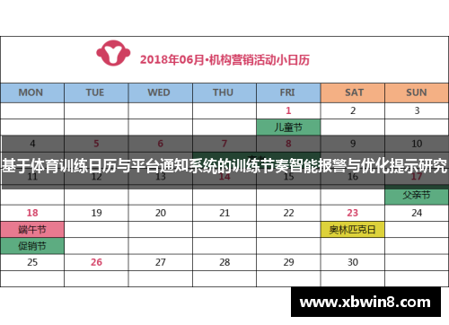 基于体育训练日历与平台通知系统的训练节奏智能报警与优化提示研究